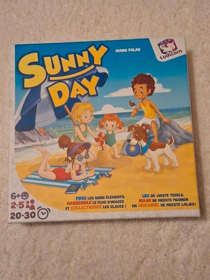 Sunny Day bordspel 6+, Hobby en Vrije tijd, Gezelschapsspellen | Bordspellen, Zo goed als nieuw, Een of twee spelers, Drie of vier spelers