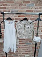 Communiekleed Diamante Blu + vest Rtb (maat 140) + handtasje, Ophalen, Zo goed als nieuw, Meisje