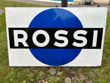Geëmailleerd geëmailleerd bord met vintage Rossi-rand beschikbaar voor biedingen