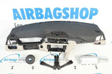 Airbag kit Tableau de bord M noir beige BMW 3 F30