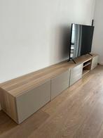 Ikea tv meubel - 2 linkervakken - 1 meter, Huis en Inrichting, Kasten |Televisiemeubels, Ophalen, Zo goed als nieuw