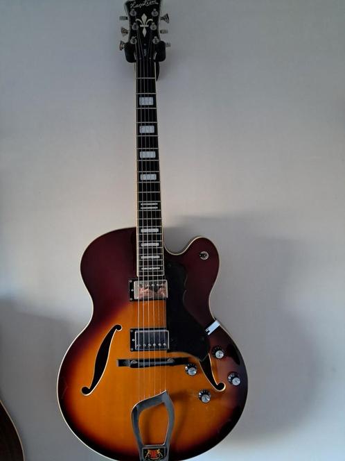 Hagström hj 600 hollowbody, Muziek en Instrumenten, Snaarinstrumenten | Gitaren | Elektrisch, Zo goed als nieuw, Ophalen