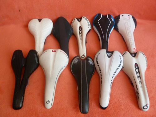 Fiets zadels koers en stads fietsen, 20 stuks.., Fietsen en Brommers, Fietsonderdelen, Gebruikt, Racefiets, Zadel, Ophalen of Verzenden
