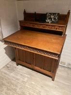 antieke met de hand gesneden secretaire, Antiek en Kunst, Ophalen