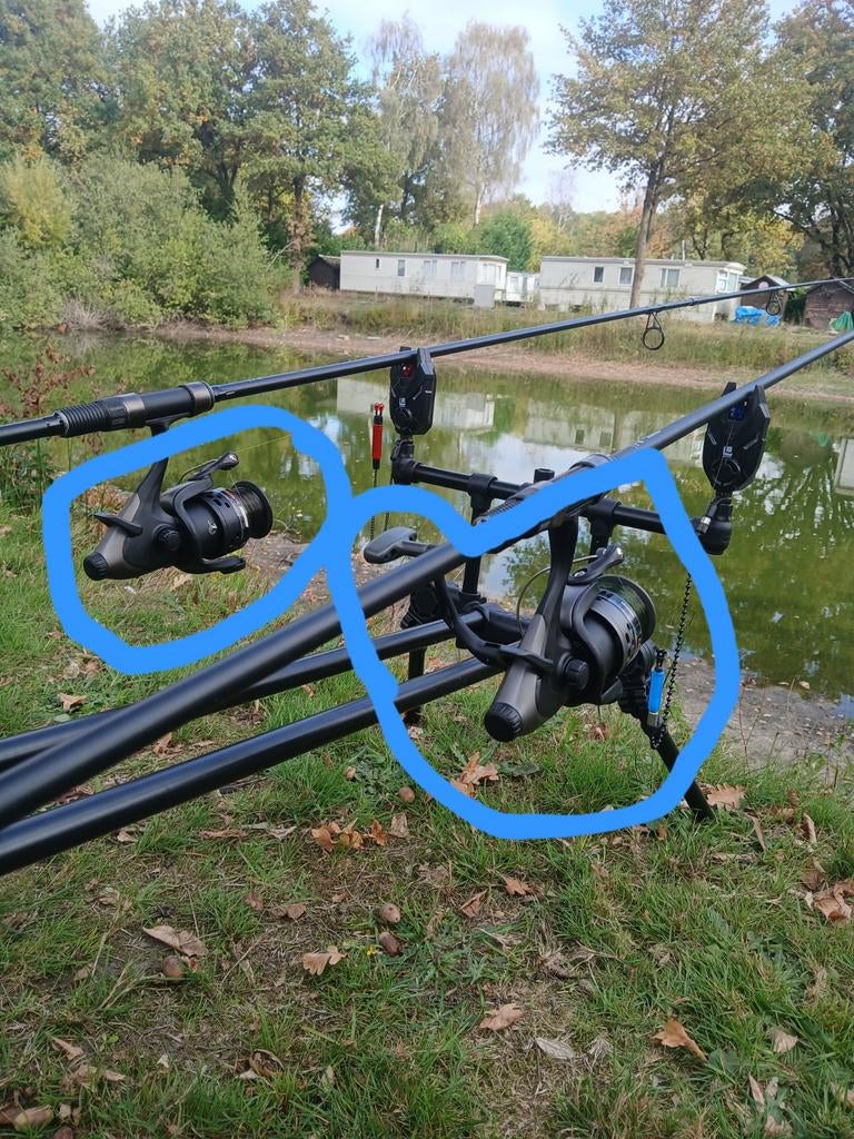 Okuma Carbonite 155a vrijloopmolen, Watersport en Boten, Hengelsport | Karpervissen, Molen, Ophalen of Verzenden