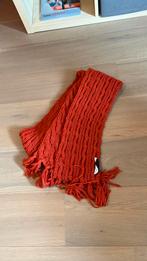 Skunkfunk sjaal warm rood/oranje, nieuwstaat, Kleding | Dames, Mutsen, Sjaals en Handschoenen, Ophalen of Verzenden