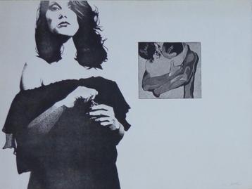 JACQUES NEVE / SENSUALITEIT / ZW-W LITHO / 50x65cm / SIG beschikbaar voor biedingen