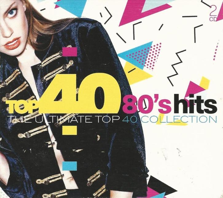 2CD-BOX * TOP 40 80'S HITS - THE ULTIMATE TOP 40 COLLECTION, Cd's en Dvd's, Cd's | Pop, Zo goed als nieuw, 1980 tot 2000, Verzenden
