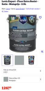 Vloerverf levis floor extra resist, Bricolage & Construction, Peinture, Vernis & Laque, Moins de 5 litres, Peinture, Enlèvement
