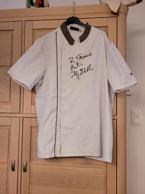 Veste signée par Philippe Etchebest., Collections, Vêtements & Patrons, Utilisé, Chemise, Enlèvement ou Envoi