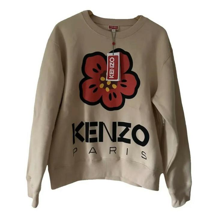 KENZO Boke sweatshirt met bloemenprint (maat: S en XL), Kleding | Heren, Truien en Vesten, Nieuw, Maat 56/58 (XL), Grijs, Ophalen