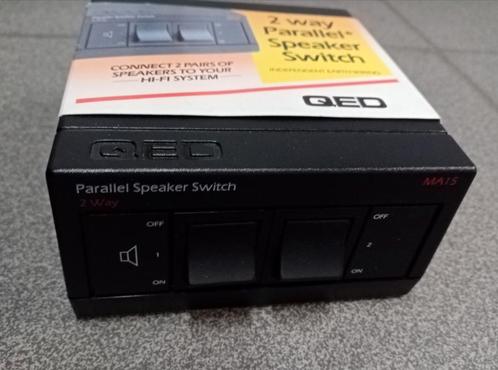 QED MA15 2-weg parallelle luidsprekerschakelaar, Audio, Tv en Foto, Audiokabels en Televisiekabels, Nieuw, Ophalen of Verzenden
