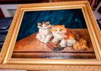 Tableau de chats Brunel de Neuvill, Antiquités & Art, Art | Peinture | Classique, Enlèvement