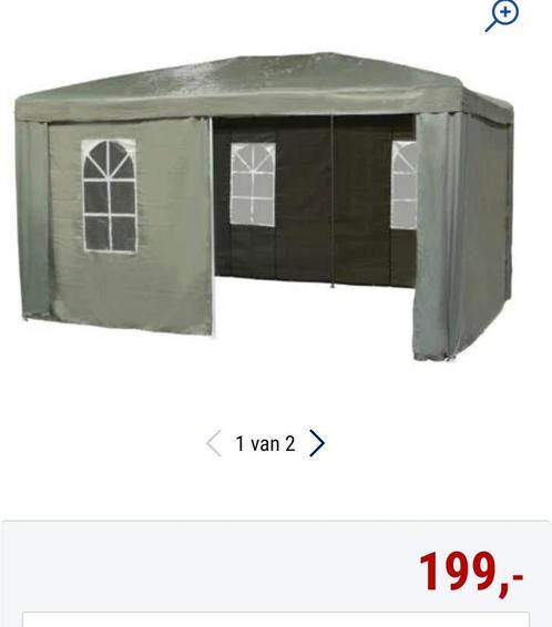 Tonnelle 3m x 4m grise , non utilisée, Tuin en Terras, Partytenten, Zo goed als nieuw, Ophalen
