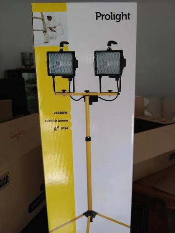 Prolight halogeen 2x400W 2x8600 Lumen IP 54 Indoor/Outdoor beschikbaar voor biedingen