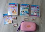 4 spelletjes vtech Mobigo + opbergetui, Kinderen en Baby's, Speelgoed | Vtech, Ophalen of Verzenden, Gebruikt