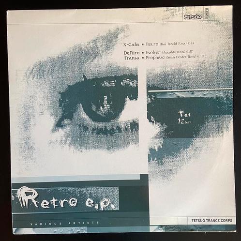 EP X-Cabs / De Niro / Transa – Retro E.P. 1998 NM, Cd's en Dvd's, Vinyl | Dance en House, Zo goed als nieuw, Techno of Trance