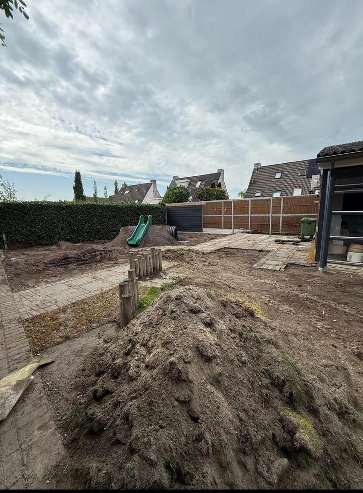 Terras, tuin aanleggen / veranderen, Tuin en Terras, Zand, Zo goed als nieuw, Ophalen of Verzenden