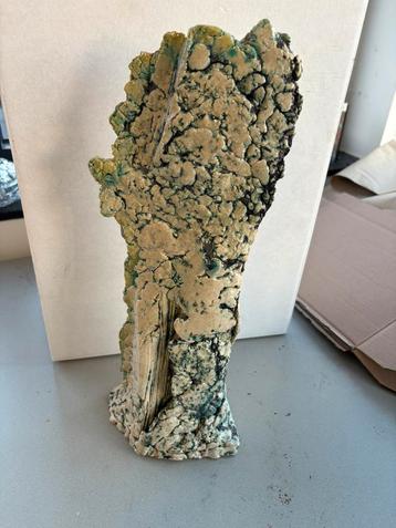 Abstracte keramiek sculptuur met lava-glazuur – ca. 40 cm – beschikbaar voor biedingen