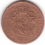 Belgique 2 centimes, 1873 français - 'DES BELGES', Enlèvement ou Envoi, Monnaie en vrac