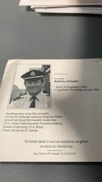 Hoofdinspecteur politie, Ophalen of Verzenden, Bidprentje