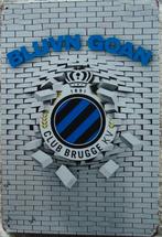 5 metalen retro platen- Club Brugge, Collections, Articles de Sport & Football, Enlèvement ou Envoi, Neuf, Autres types