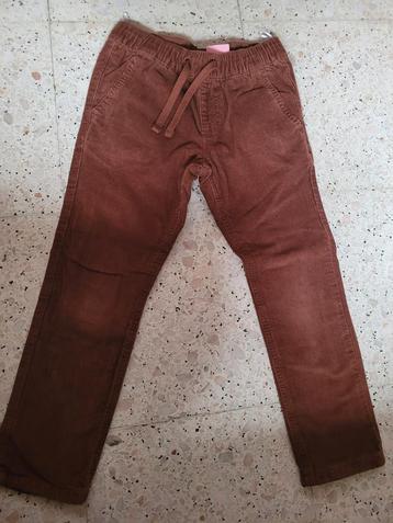 Pantalon marron - velours - taille 116 