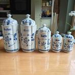 Porseleinen set bewaarpotten, Antiek en Kunst, Ophalen