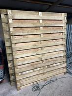 Houten tuinscherm, Tuin en Terras, Ophalen, 1 tot 2 meter, Minder dan 3 meter, Nieuw