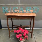 Metalen letters WHISKY-RICARD-CAVA, Enlèvement ou Envoi, Utilisé