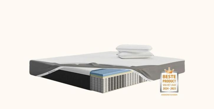 Matras 22cm Emma Original 180x210 + extra oplegmatras 5cm, Huis en Inrichting, Slaapkamer | Matrassen en Bedbodems, Zo goed als nieuw