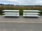 Table présentoir magasin rangement etabli 80/200cm H84cm, Ophalen