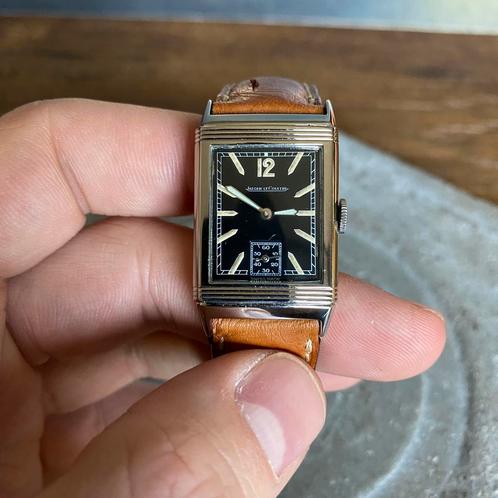 Jaeger Lecoultre omgekeerd (1937-1944), Handtassen en Accessoires, Horloges | Heren, Ophalen of Verzenden
