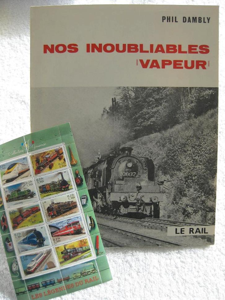 SNCB NMBS – locomotives à vapeur – Phil Dambly - 1968, Collections, Trains & Trams, Utilisé, Enlèvement ou Envoi