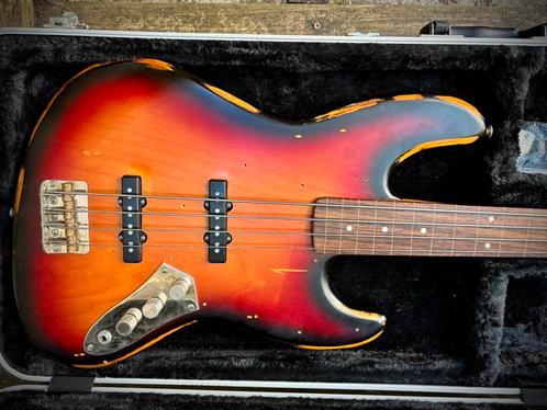 Vintage ICON Fretless Jazz Bass, Muziek en Instrumenten, Snaarinstrumenten | Gitaren | Bas, Zo goed als nieuw, Ophalen