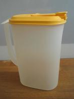 Carafe Tupperware avec couvercle jaune 1,9 litre, Enlèvement ou Envoi, Utilisé, Jaune, Bol ou Canette