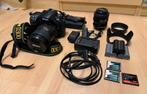 Boitier Nikon d300 + 2 objectifs + grip + com. a distance, Audio, Tv en Foto, Fotocamera's Digitaal, Ophalen, Zo goed als nieuw