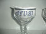 Nog 1 bierglas Orval, email letters, Verzamelen, Verzenden, Zo goed als nieuw, Glas of Glazen, Overige merken