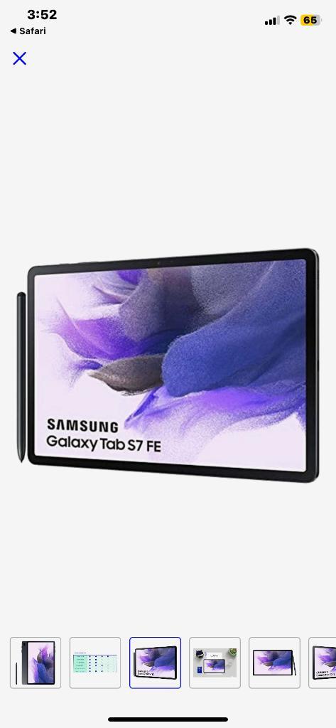 Dimprice  Tablette Android Samsung Galaxy Tab S7 FE 12,4 pouces
