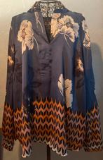 Mayerline 48 knappe verfijnde blouse met print, Kleding | Dames, Grote Maten, Mayerline, Blauw, Blouse of Tuniek, Ophalen of Verzenden