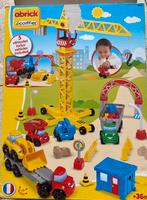 Abrick ecoiffier avec 5 véhicules de chantier, Enfants & Bébés, Utilisé, Ensemble complet