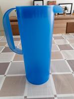 Blauwe waterkan 1 liter, Huis en Inrichting, Ophalen of Verzenden, Zo goed als nieuw