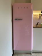 Frigo SMEG rose, Electroménager, 140 à 160 cm, Enlèvement, 45 à 60 cm, Avec compartiment congélateur