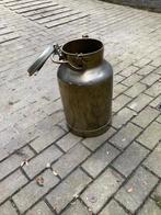 Ijzeren Melkketel met deksel - verguld, Ophalen, Gebruikt