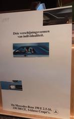 .Mercedes-Benz 190 E 2,5 16 230/300 ce s klasse coupe brochu, Boeken, Auto's | Folders en Tijdschriften, Ophalen of Verzenden