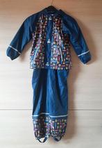 Tof blauw regenpak& broek met bretellen maat 122(zie foto's), Ophalen of Verzenden, Zo goed als nieuw, Broek