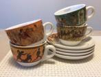 4 Antiqus Rombouts design koffietassen 2001, Huis en Inrichting, Keuken | Servies, Keramiek, Ophalen of Verzenden, Zo goed als nieuw