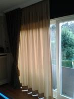 lange overgordijnen: H 2,60m * B 1,70m, Huis en Inrichting, Stoffering | Gordijnen en Lamellen, Ophalen, Crème