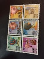 Een reeks postzegels over luchtballonnen kleur verschillende, Timbres & Monnaies, Timbres | Timbres thématiques, Enlèvement