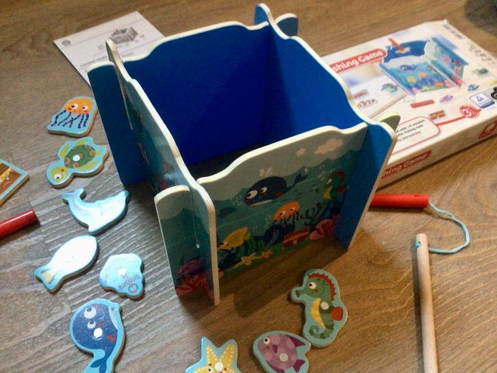 Houten spel Fishing game van Playtive junior, Kinderen en Baby's, Speelgoed | Houten speelgoed, Zo goed als nieuw, Overige typen